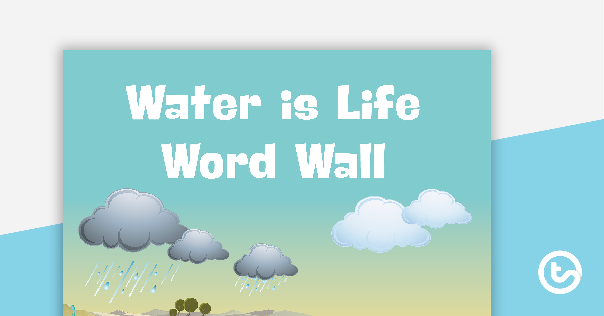 预览图像对水是生命词词汇墙——教学资源