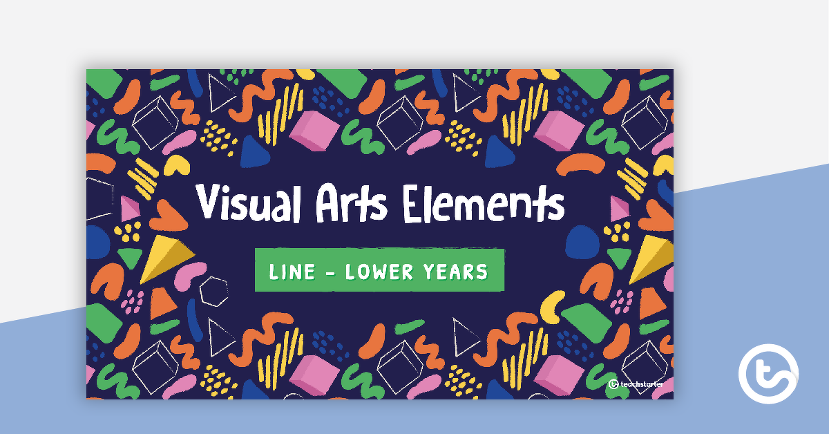 Preview image for Visual Arts Elements Line PowerPoint - Lower Years - teaching resource