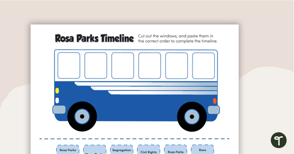 ROSA Parks时间线活动预览图像 - 教学资源