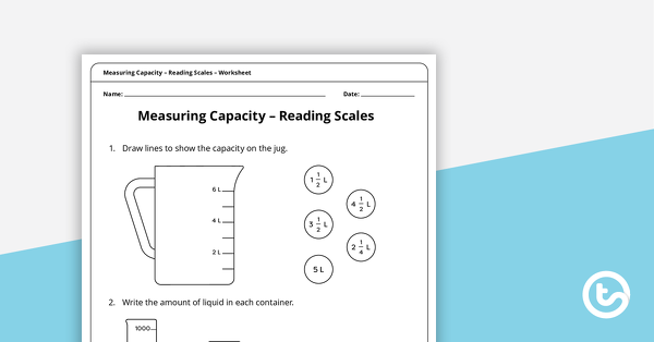 缩略图测量能力 - 阅读尺度工作表 - 教学资源