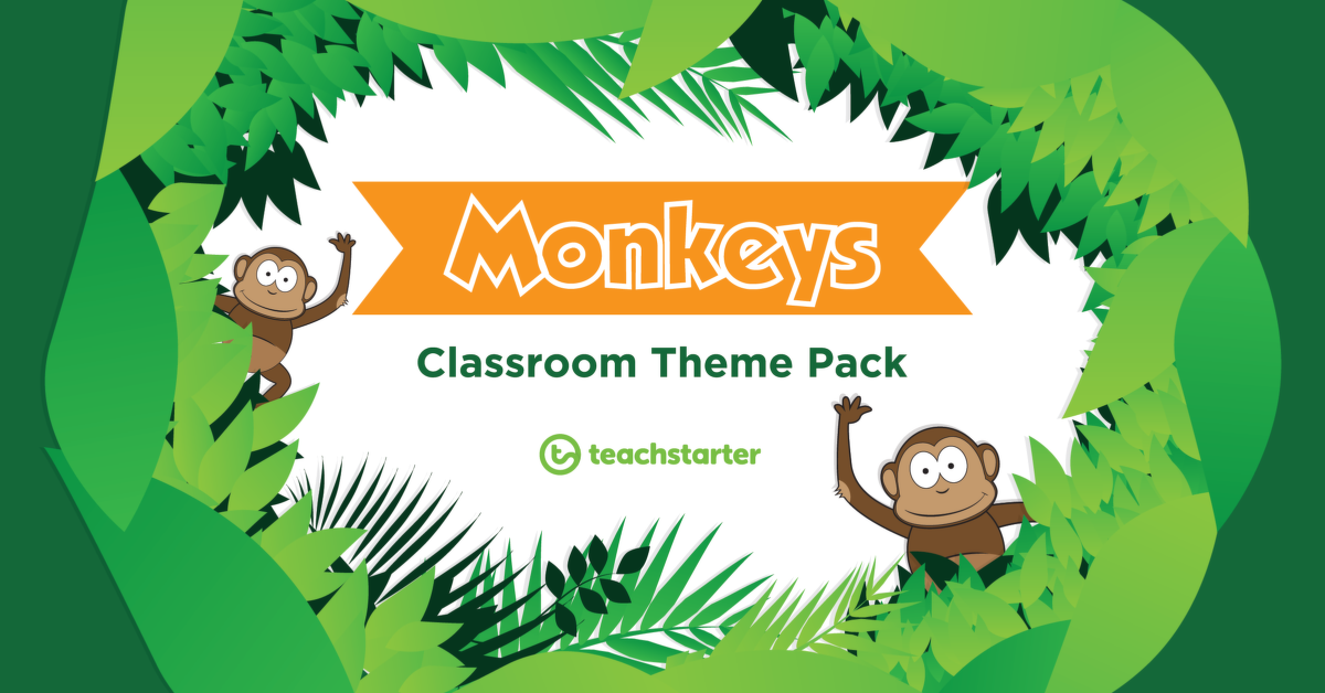 猴子教室主题包-资源包预览图像