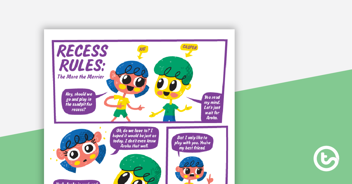 Preview image for Recess Rules: The More the Merrier – Worksheet - teaching resource