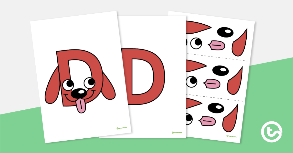 预览图像信工艺活动vity - 'D' is For Dog - teaching resource