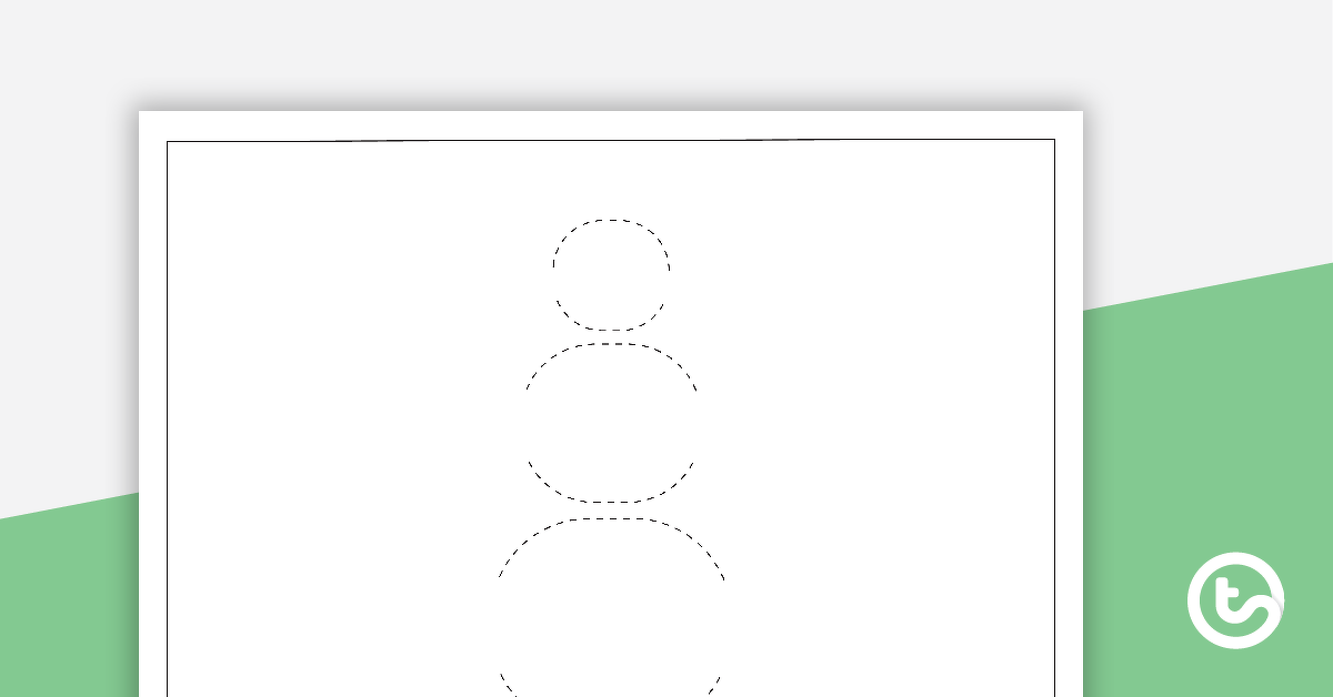 Preview image for Pop-Up Snowman Template - teaching resource