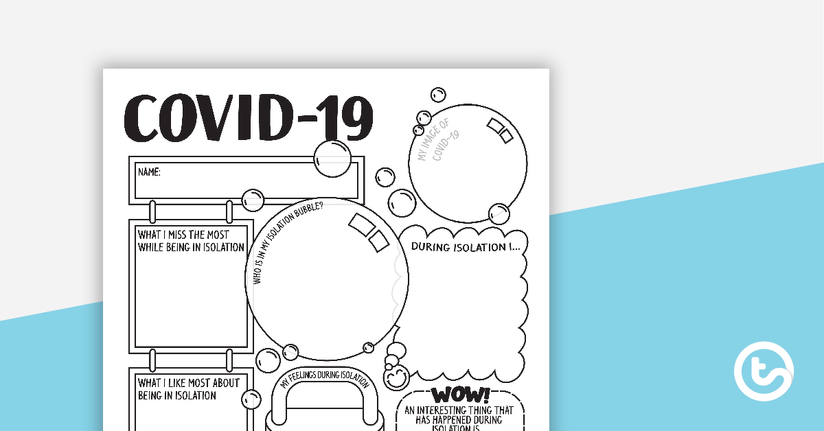 covid 19 time capsule worksheet teach starter