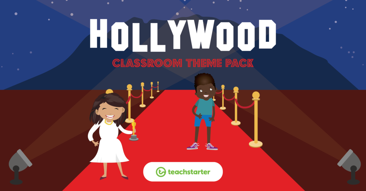 Preview image for Hollywood – Classroom Theme Pack - resource pack