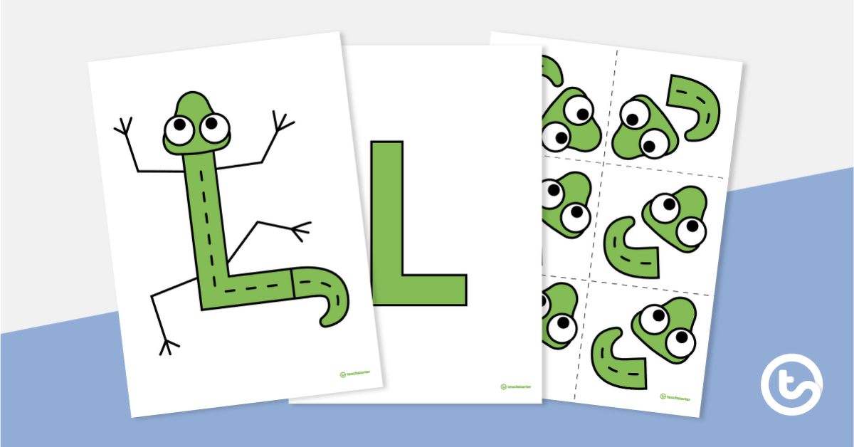 预览图像信工艺活动vity - 'L' is For Lizard - teaching resource