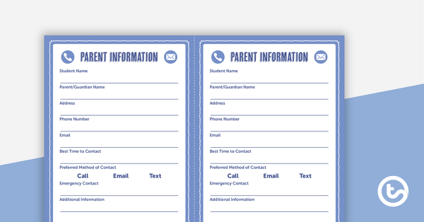 Thumbnail of Parent Information Sheet - teaching resource