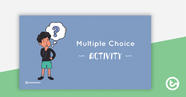 Thumbnail of Interactive Multiple Choice PowerPoint Template - Generic - teaching resource