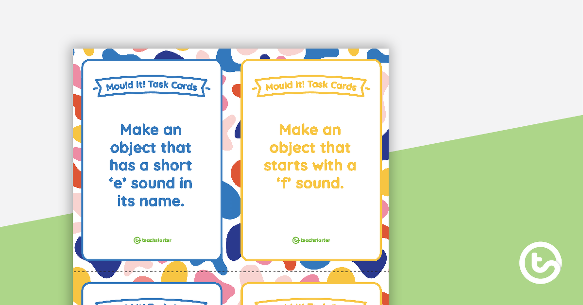 Preview image for Mould It! Task Cards - teaching resource