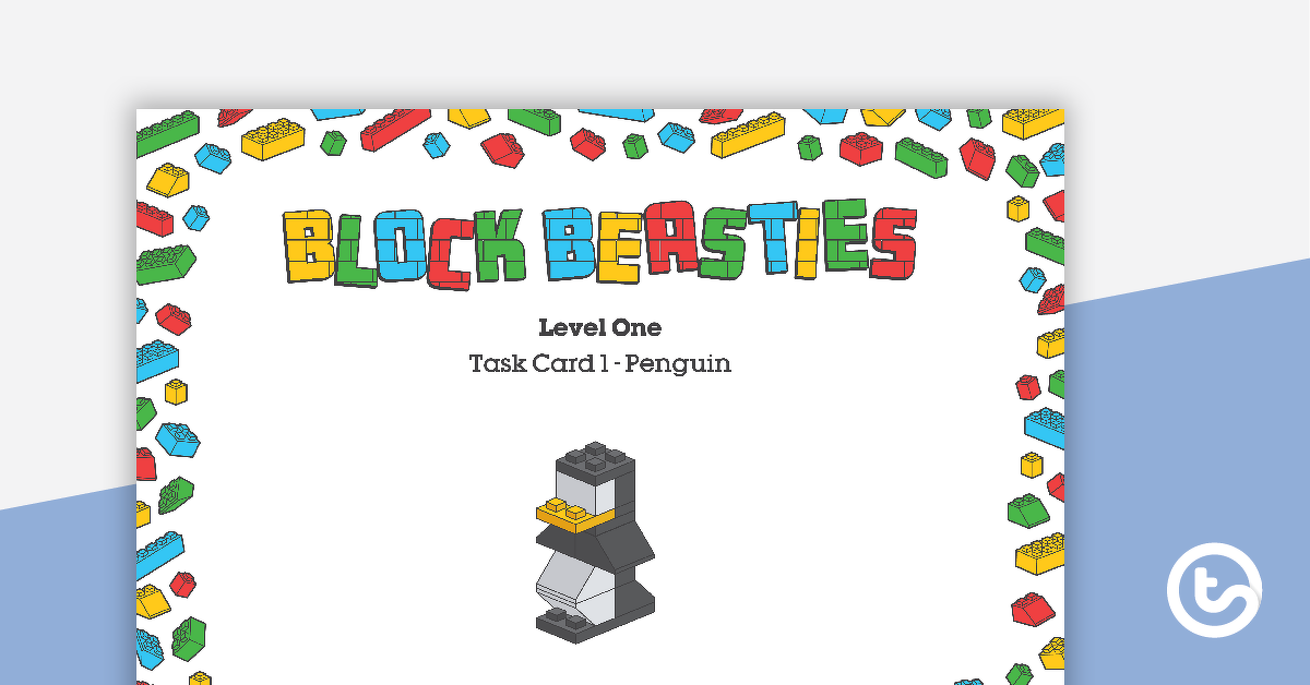Preview image for Block Beasties - Task Cards - teaching resource
