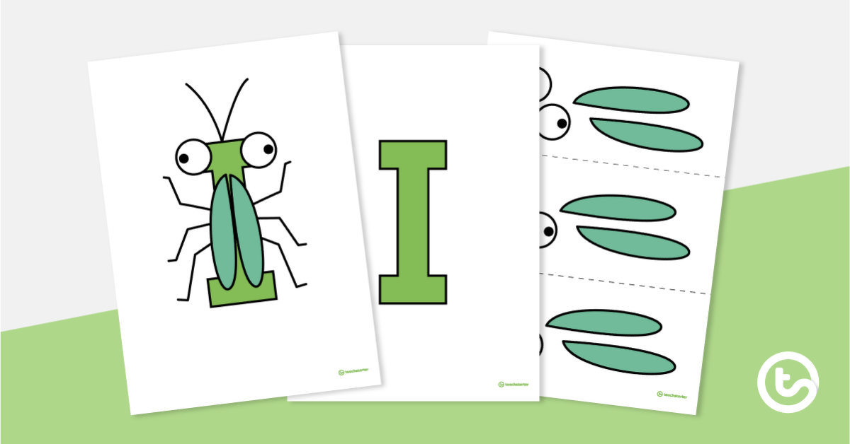 预览图像信工艺活动vity - 'I' is For Insect (Version 1) - teaching resource