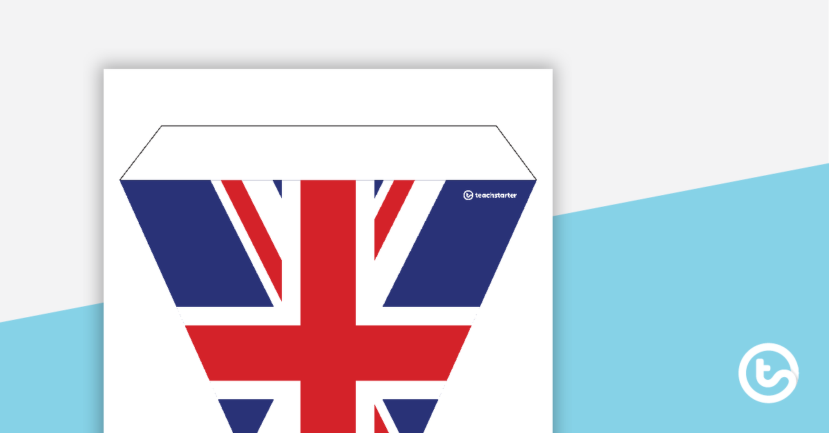 英国国旗的预览图像 - 彩旗 - 教学资源