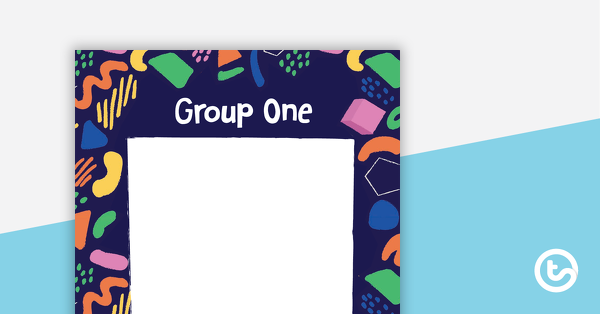 Preview image for Sketchy Shapes – Grouping Posters - teaching resource
