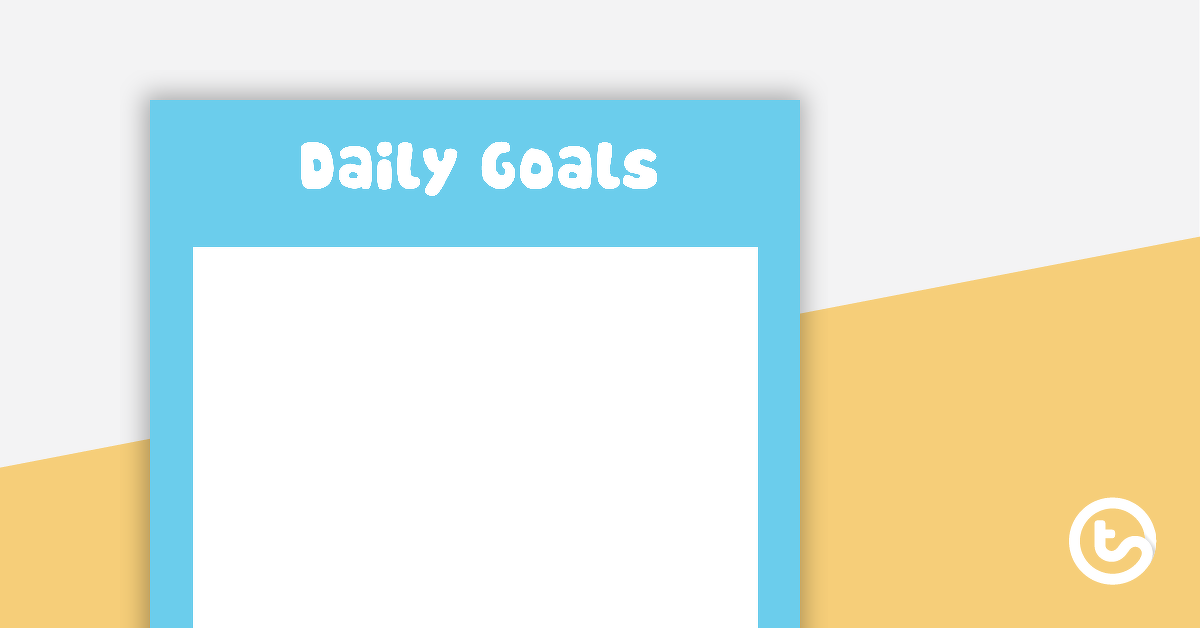 Preview image for Farm Yard - Daily Goals - teaching resource