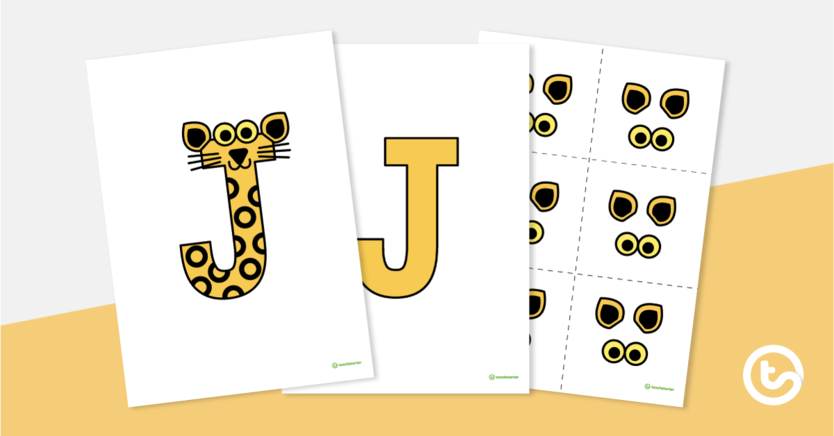 预览图像信工艺活动vity - 'J' is For Jaguar - teaching resource
