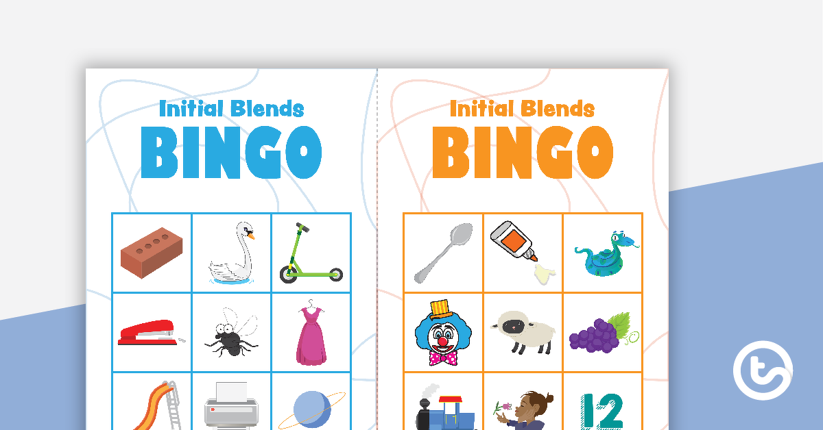 Preview image for Initial Blends Bingo - teaching resource