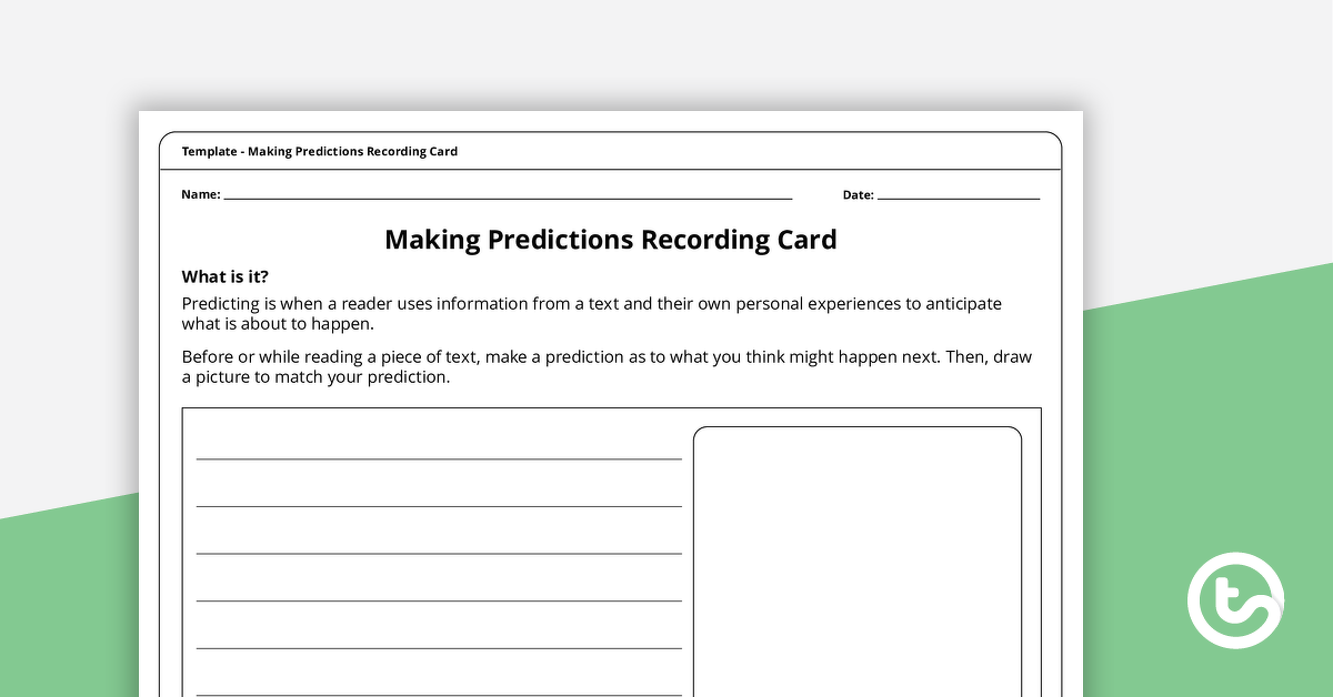 预览图像进行预测-记录卡片教学资源