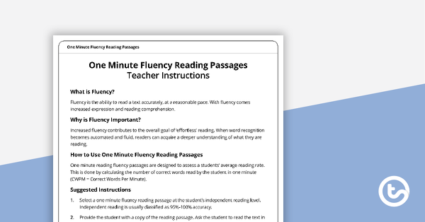 Thumbnail of Fluency Reading Passage - The Thirsty Monkey (Grade 5) - teaching resource