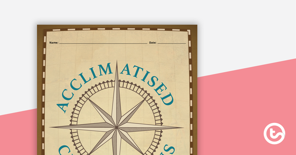 Preview image for Acclimatised Civilisations – Inquiry Project - teaching resource