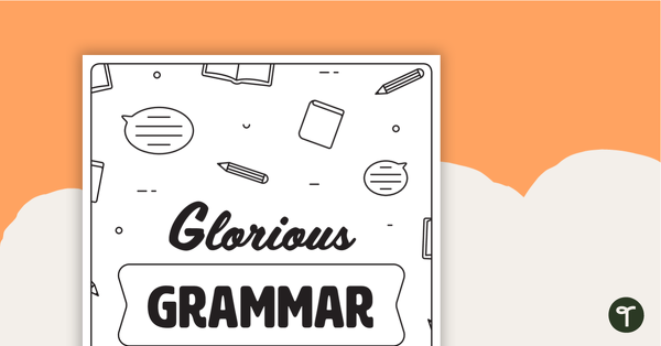 预览image for Glorious Grammar Volume 1 - Worksheet Book - teaching resource