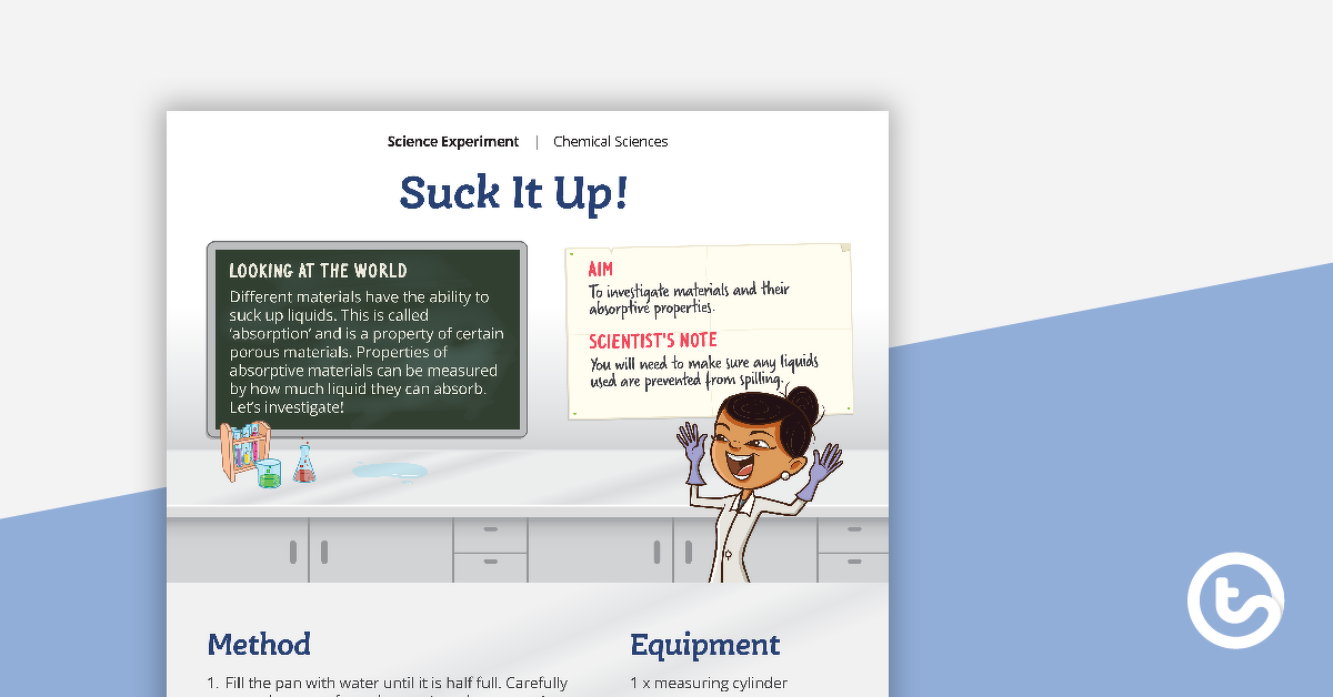 Preview image for Science Experiment - Suck It Up! - teaching resource