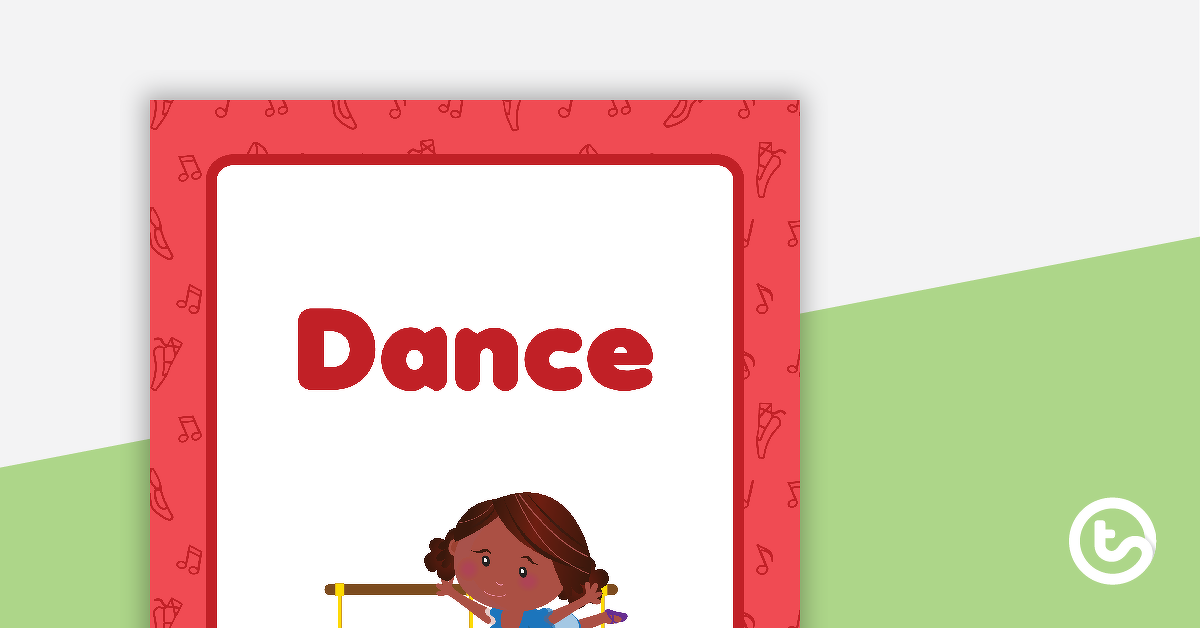 Preview image for Dance Book Cover - Version 1 - teaching resource