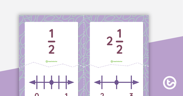 Preview image for Fractions and Decimals Number Line Puzzles - teaching resource