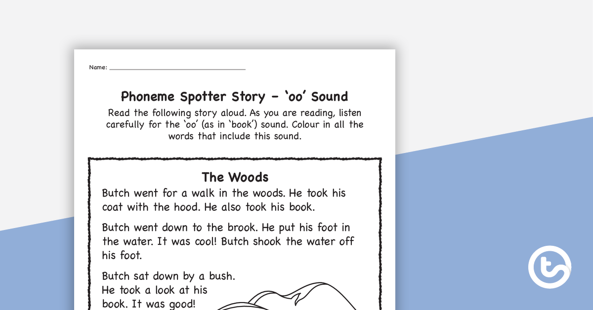 Preview image for Phoneme Spotter Story – 'oo' Sound - teaching resource