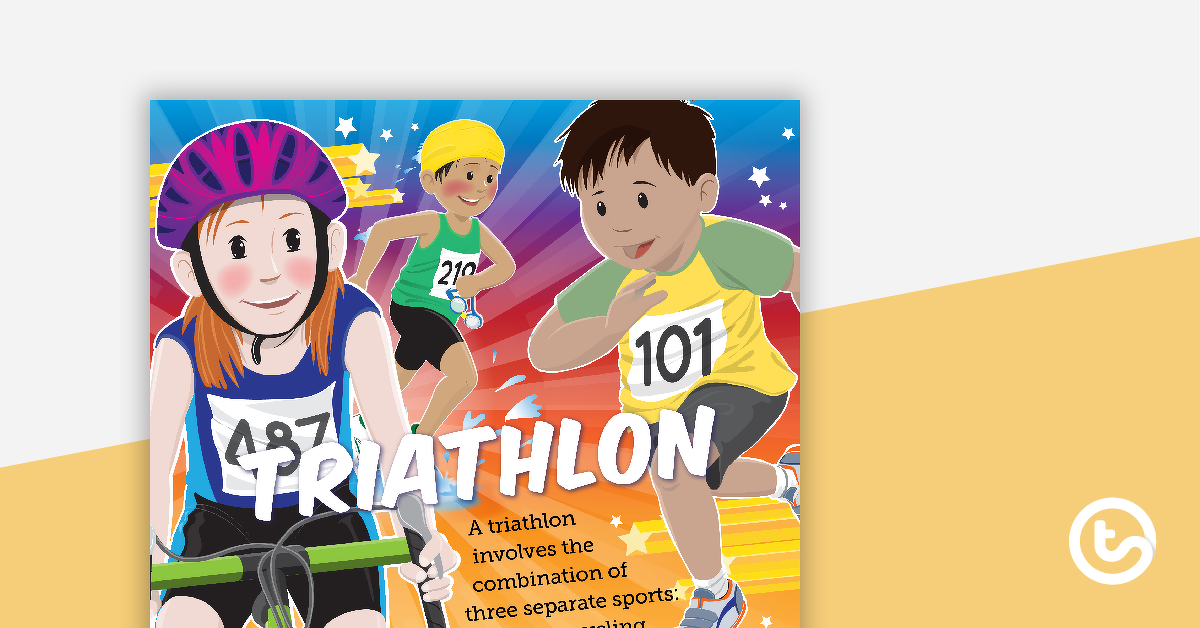 Preview image for Olympic Games Sport Poster – Triathlon - teaching resource