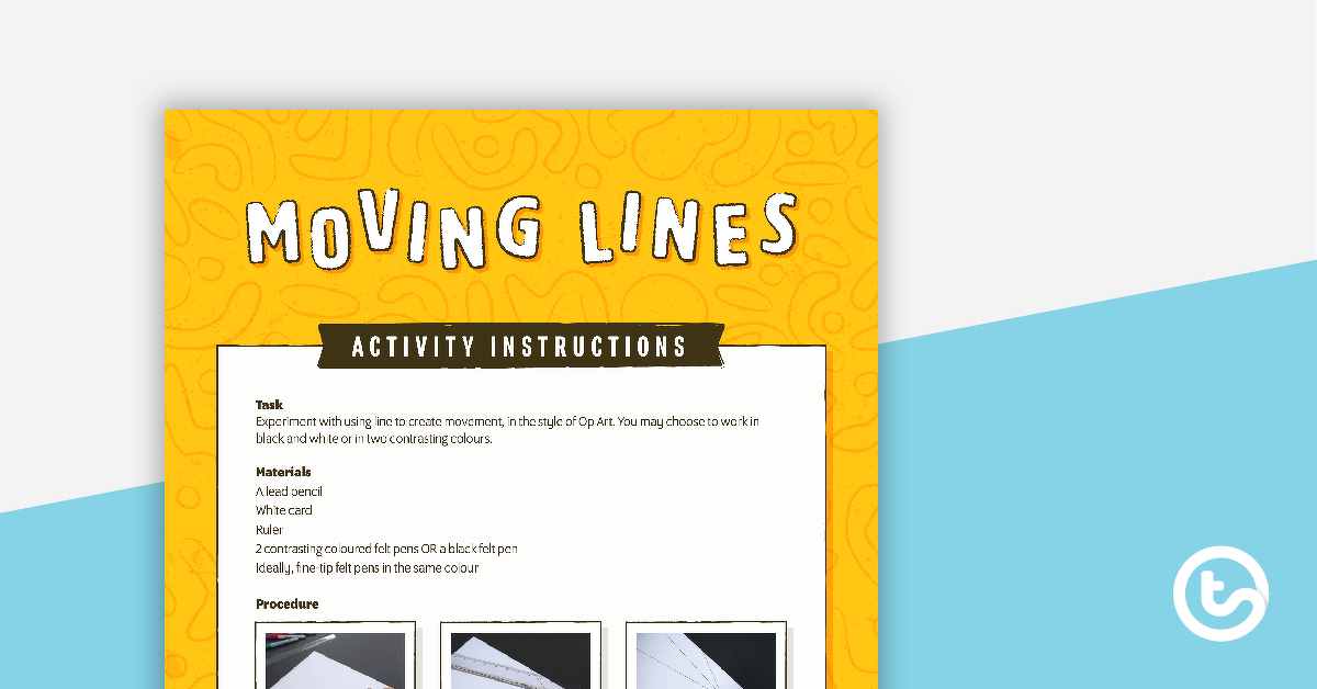 Preview image for Moving Lines Activity - teaching resource