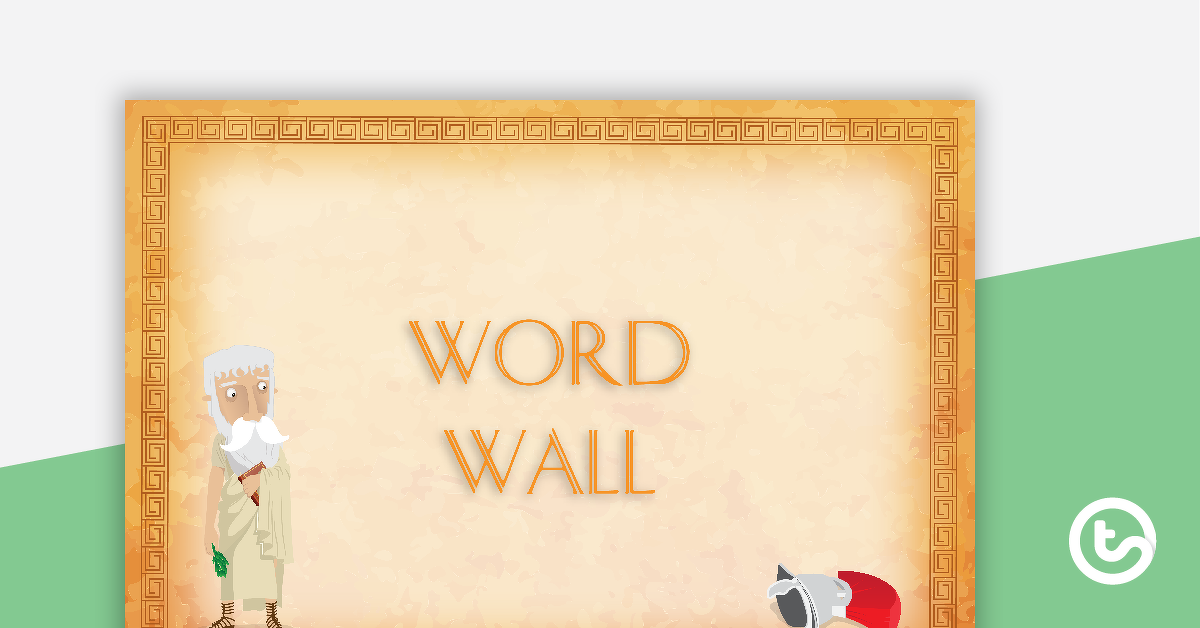 Preview image for Ancient Rome - Word Wall Template - teaching resource