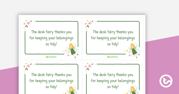 桌面童话模板 - 教学资源预览图像