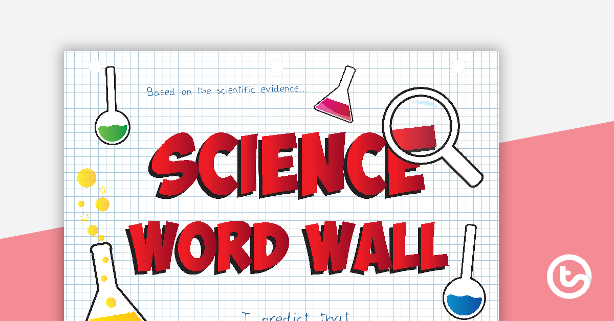 预览图像科学词汇墙海报——教学资源