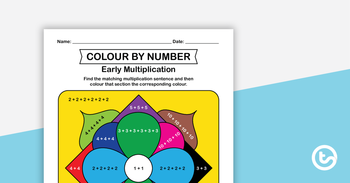 预览图像颜色的数量——早期乘法——教学资源