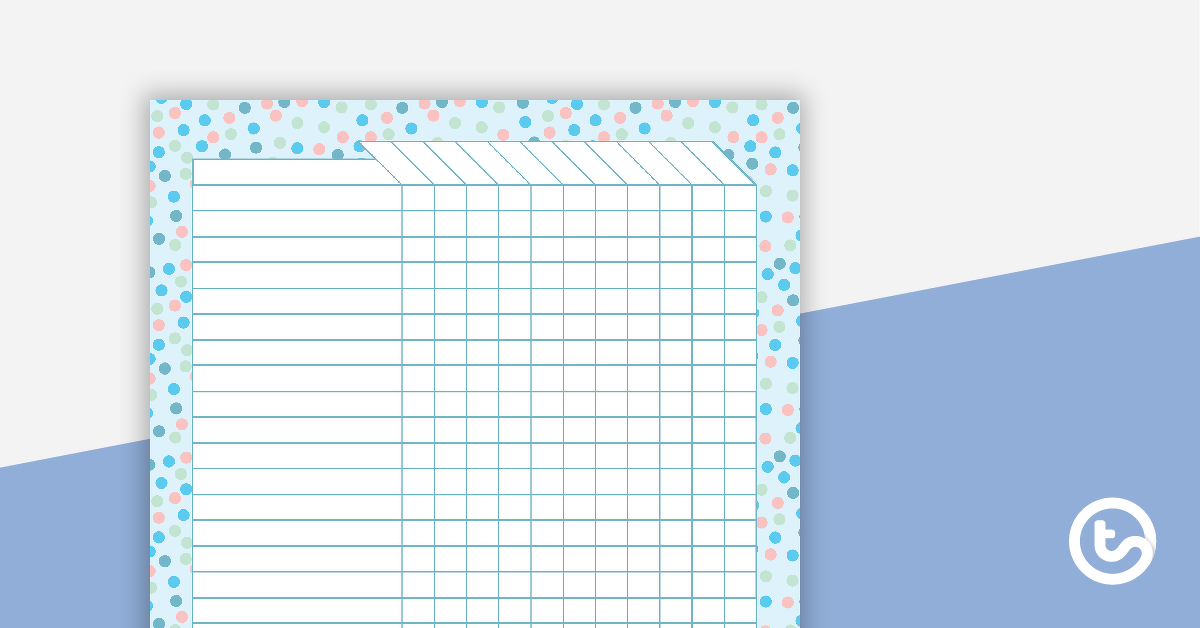 Preview image for Pastel Dots - Class List - teaching resource