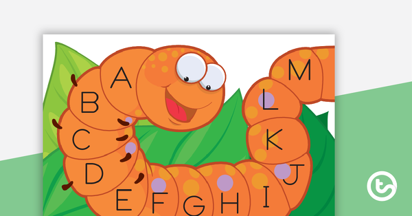 Thumbnail of Alphabet Matching Caterpillar Activity - teaching resource