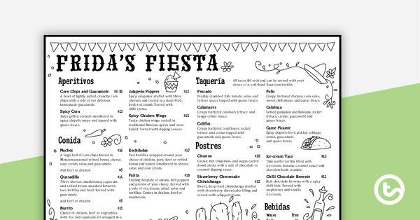 Thumbnail of Frida's Fiesta – Stimulus Poster - teaching resource