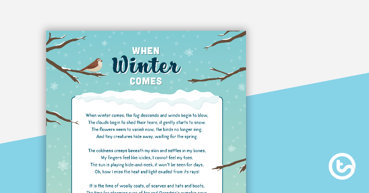 when winter comes keeping warm worksheet teach starter