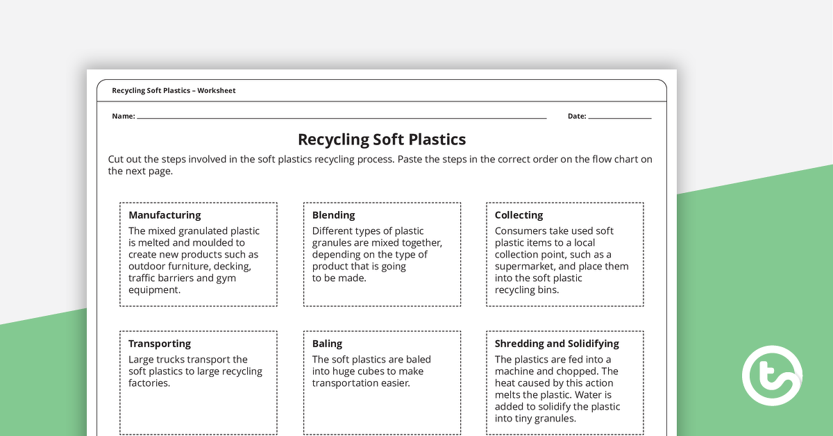 工作表 -   - 对再生软塑料预览影像教学资源