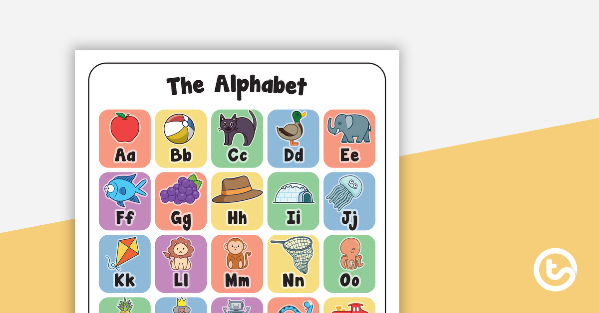 Preview image for Alphabet Display Poster - teaching resource