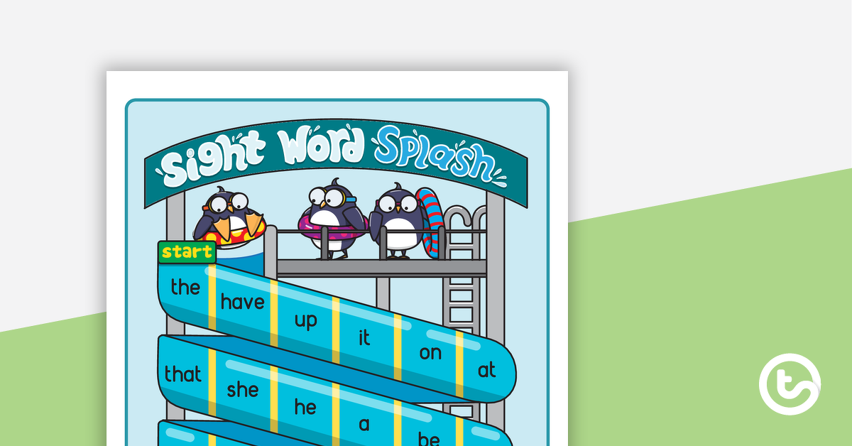 预览图像的视图Word Splash游戏 -  Set 1  - 教学资源