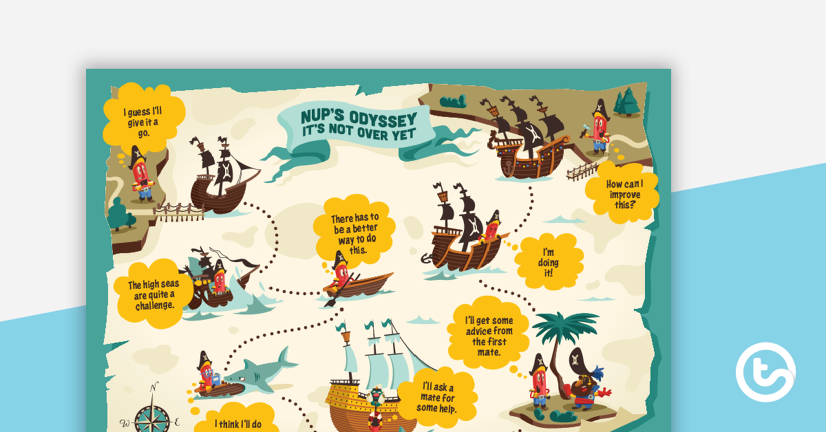 Preview image for Captain Yet: Pirate Nup's Odyssey It's Not Over Yet – Poster - teaching resource