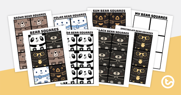 Thumbnail of Bear Squares - teaching resource