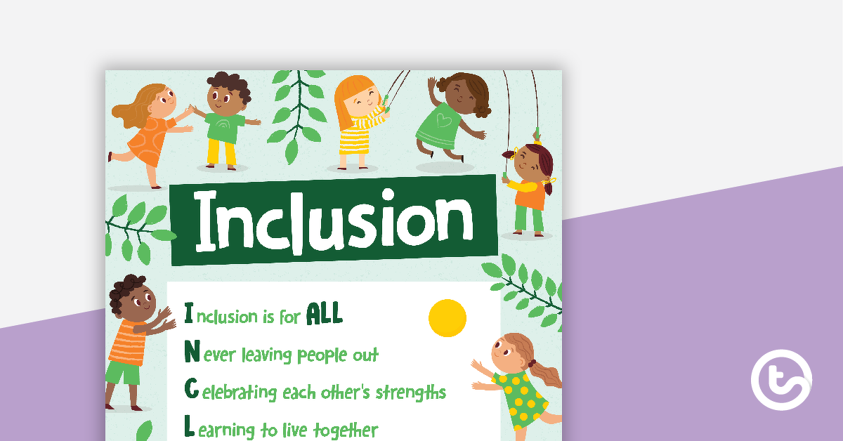 Preview image for Inclusion Poster - teaching resource
