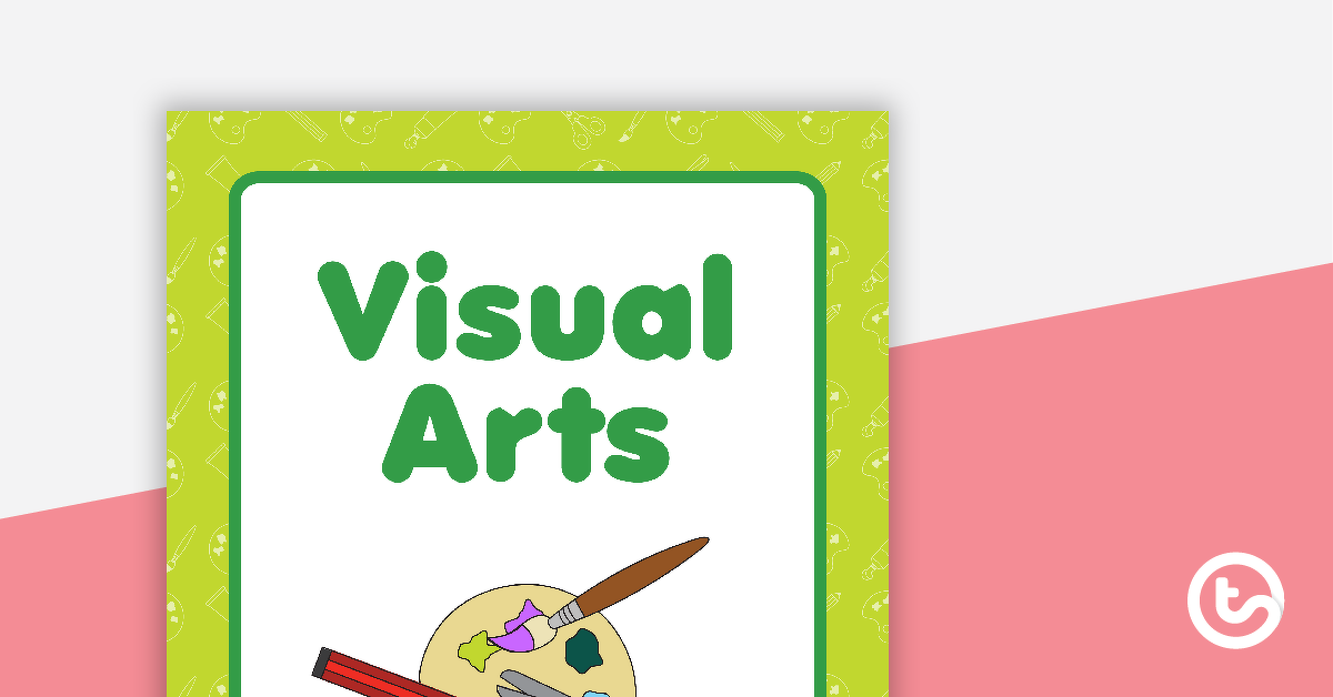 视觉艺术书籍封面的预览图像 - 版本2-教学资源
