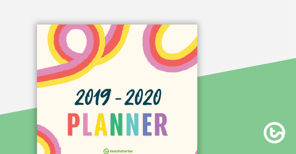 Preview image for Inspire Printable Teacher Planner – Compiled Planner For Second Semester - teaching resource