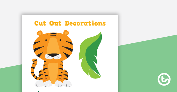 Preview image for Terrific Tigers - Cut Out Decorations - teaching resource