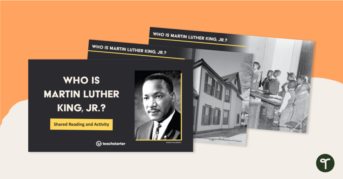 Preview image for Who Is Martin Luther King, Jr? - Shared Reading and Activity - teaching resource