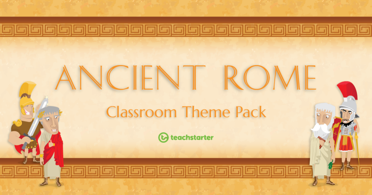 Preview image for Ancient Rome Classroom Theme Pack - resource pack